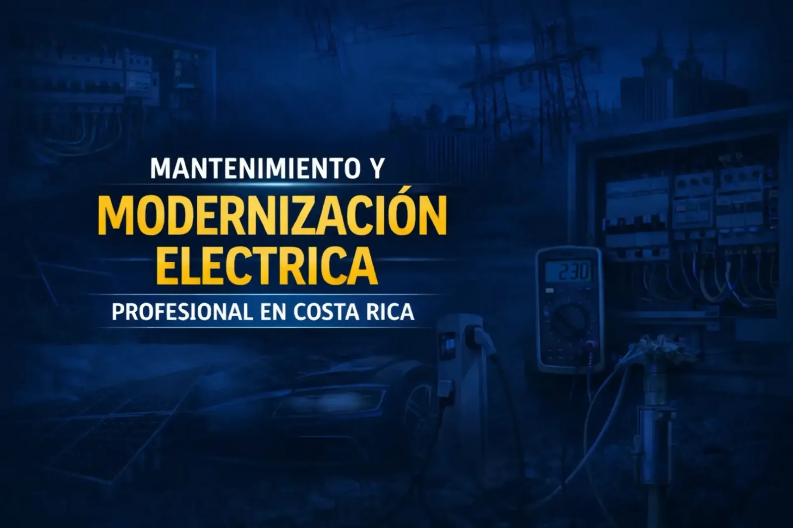 Mantenimiento y modernización eléctrica profesional en Costa Rica